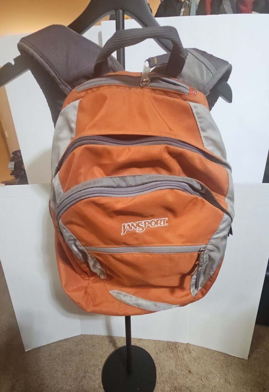 JanSport Odyssey 38 Multi Pocket Orange Backpack